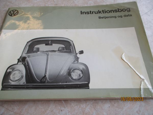 Instruktionsbog  VW 